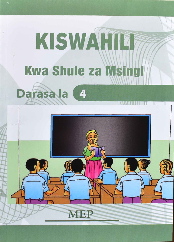 KISWAHILI kwa shule za msingi darasa la  4